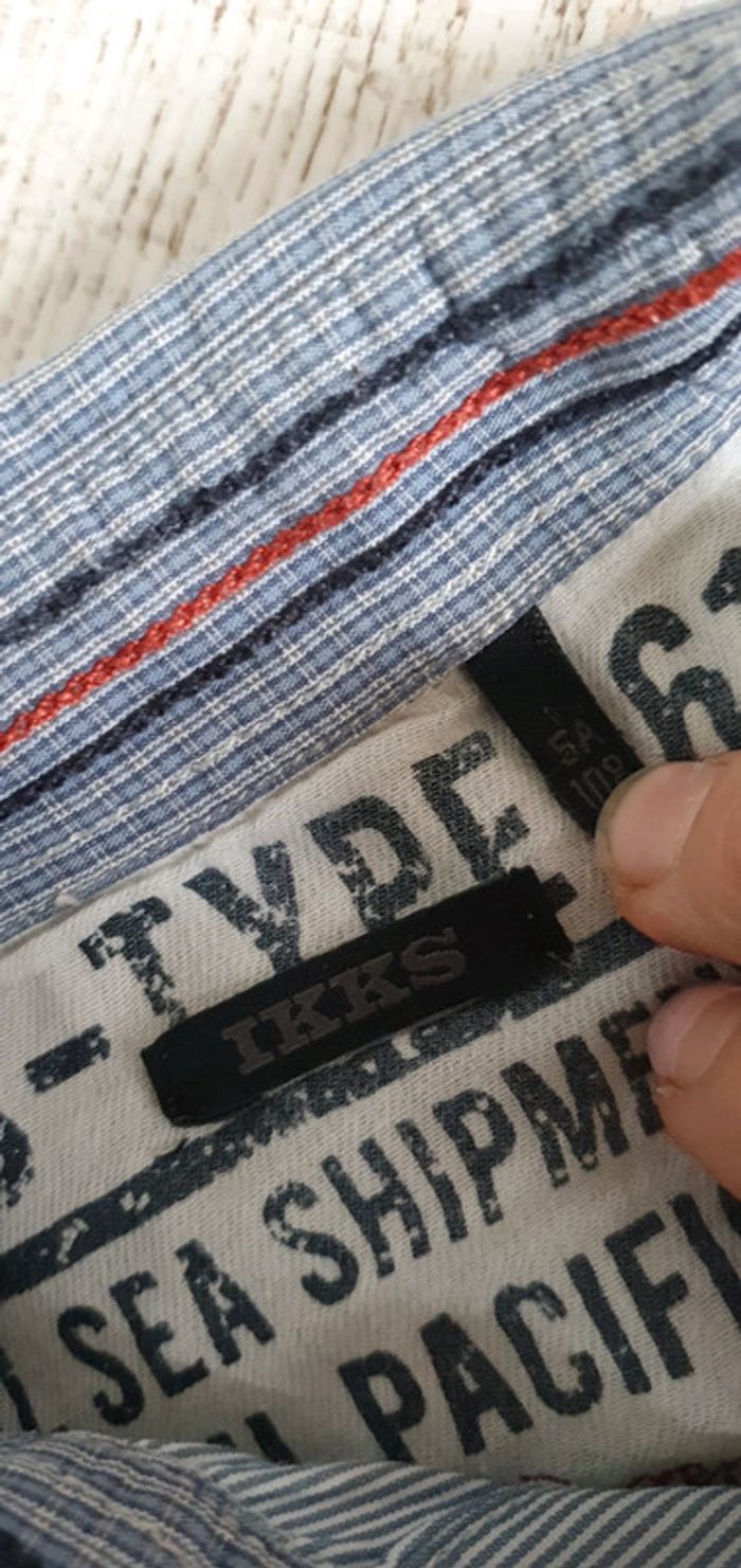 Chemise manches longues ikks 5 ans - photo numéro 4