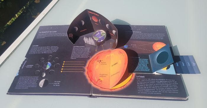Superbe livre animé Pop-up, tirettes 🚀 Une journée au musée de l'espace 🪐 - photo numéro 4