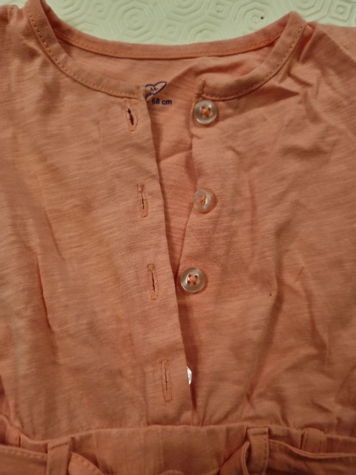 Combishort mots d'enfants rose - photo numéro 2