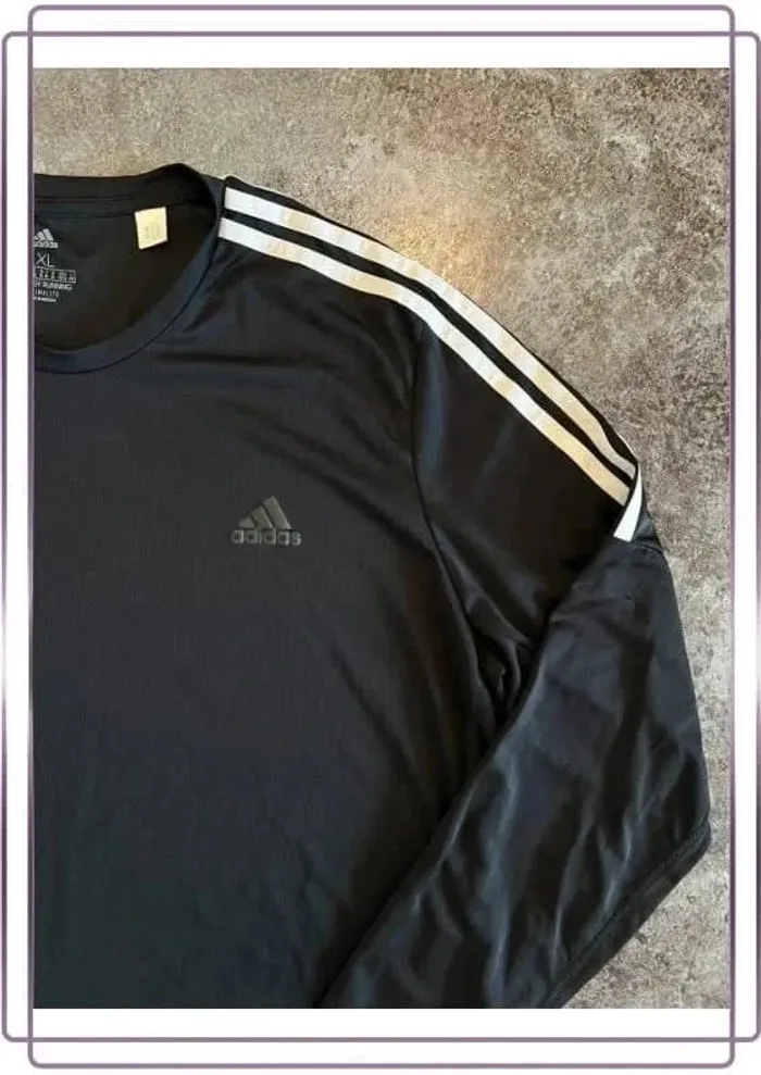 Sweat manches longues sport climalite running homme Adidas XL - photo numéro 2