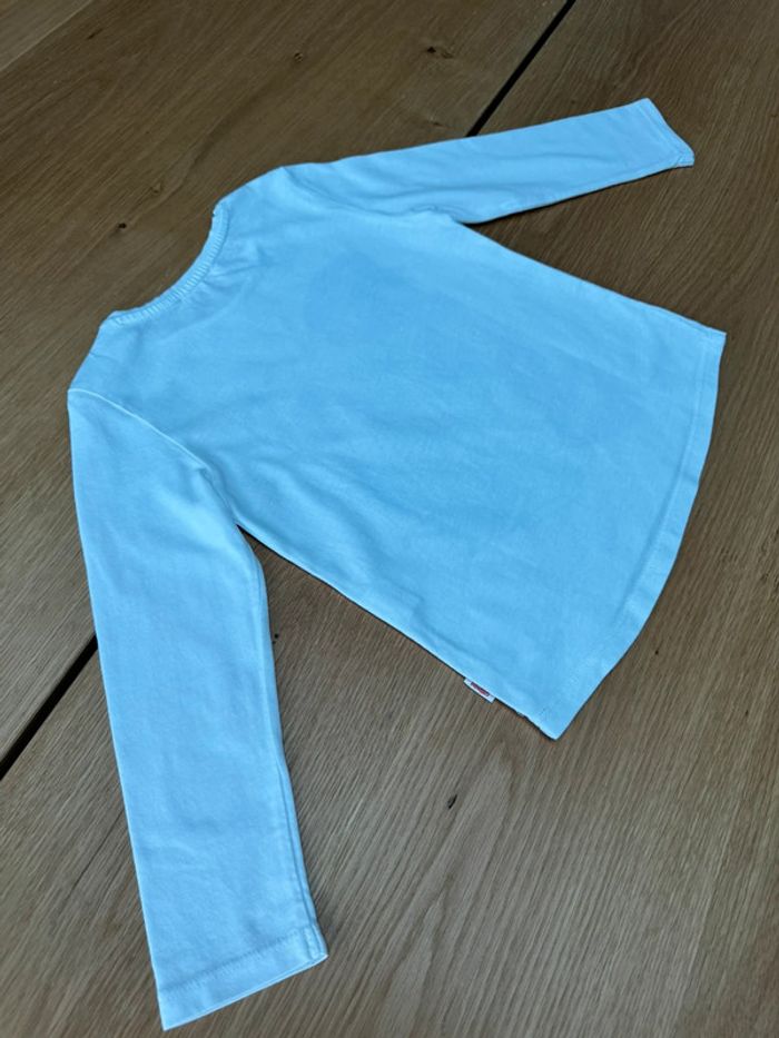 Tenue 2 pièces, teeshirt ML blanc visage vert foncé et tregging vert foncé assorti - Taille 3 Ans - photo numéro 10