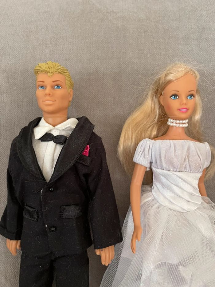 poupées Barbie couple de mariés - photo numéro 6