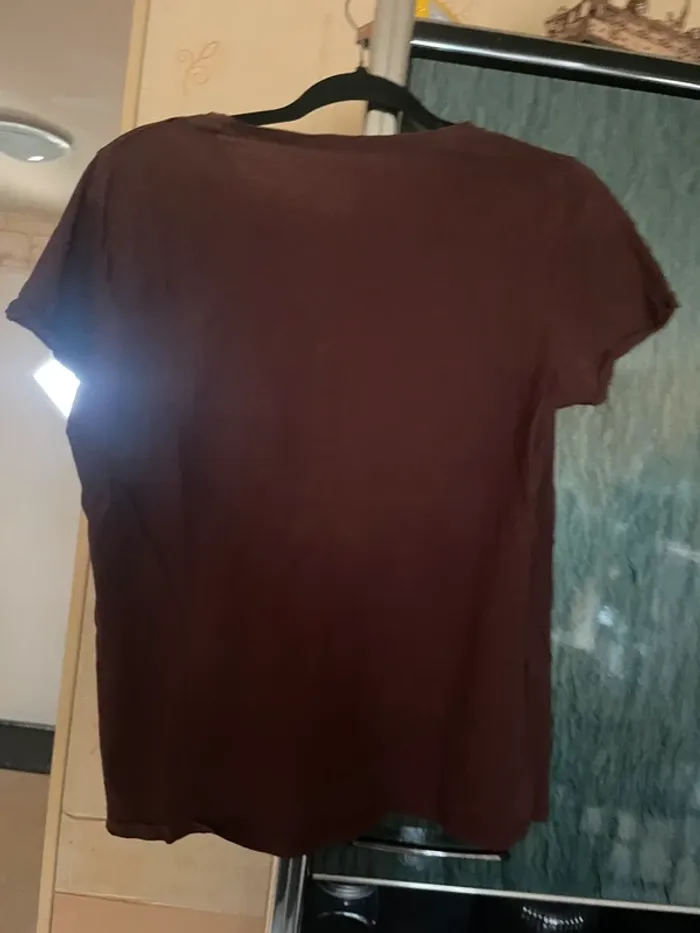 TEE shirt marron - photo numéro 2