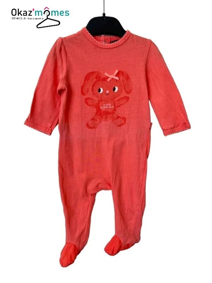 LOT de 2 pyjamas (dors-bien) en coton - bébé fille 6 mois - photo numéro 3