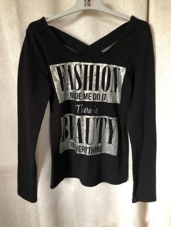 T-shirt dos nu croisé 12 ans Coolcat