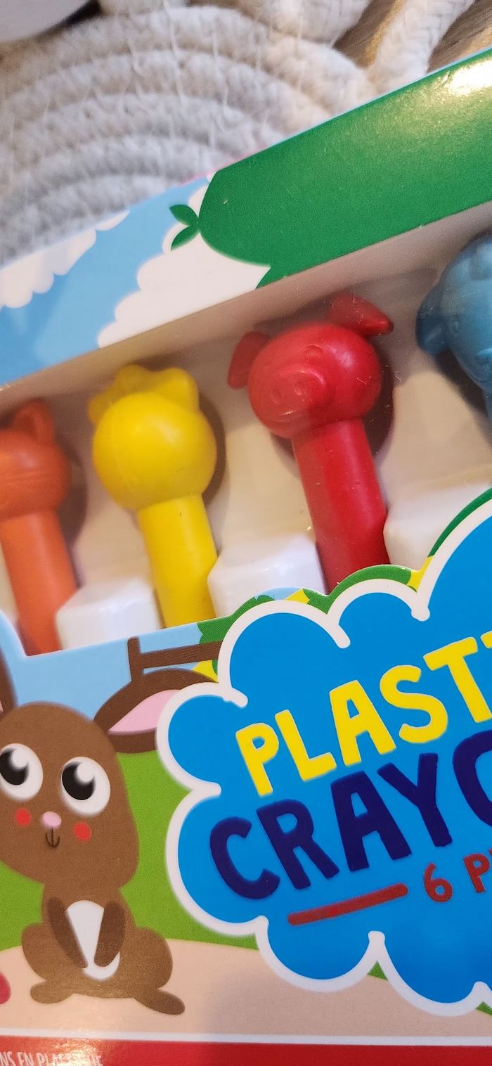 Crayons Gras X6 Animaux de la Ferme - photo numéro 3