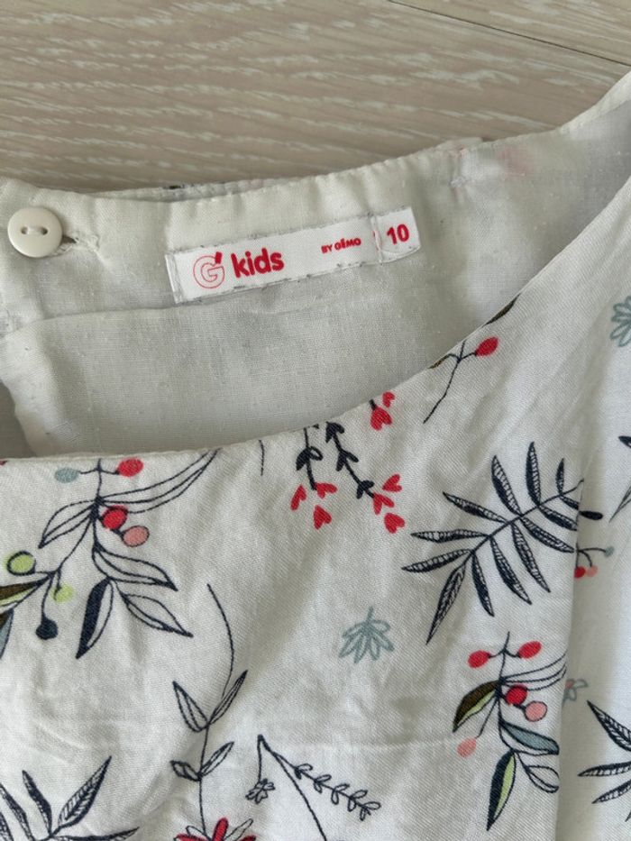 Robe été avec « dos nu » fille 10 ans gémo - photo numéro 3