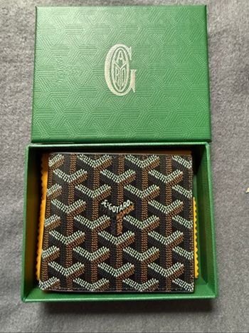 Porte monnaie goyard marron