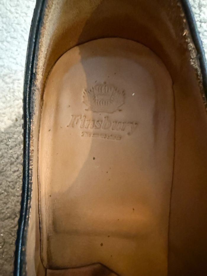 Mocassins en cuir noir Finsbury Taille 42 - photo numéro 6