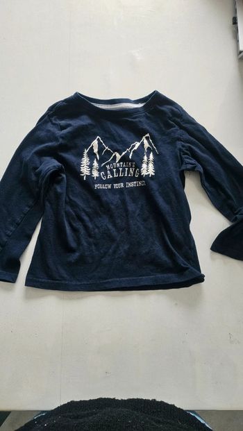 Tee-shirt garçon montagne