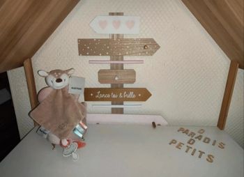 Mini doudou Fanny le faon / la biche nattou