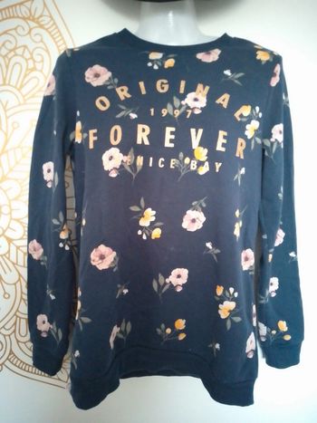 Sweat bohème fleuri