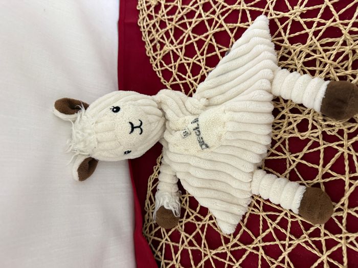 Les Déglingos Muchachos le lama Doudou plat blanc - photo numéro 3