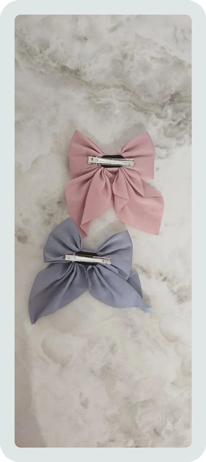Lot de barrettes à noeud pour cheveux - photo numéro 2