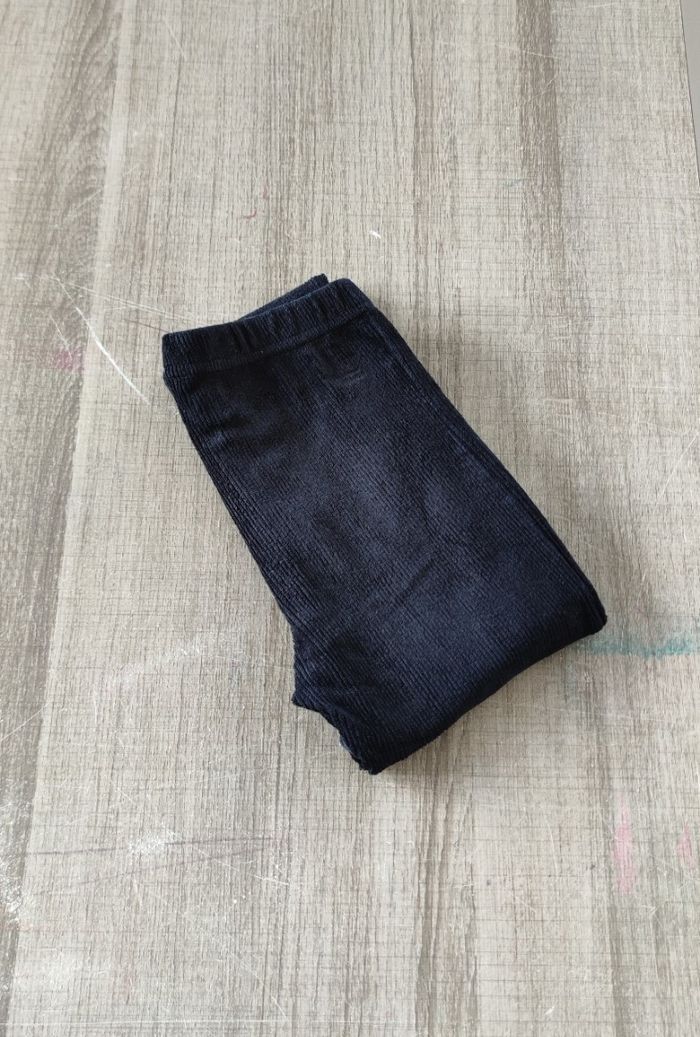 Pantalon noir sans marque taille 9 ans pour fille - photo numéro 7