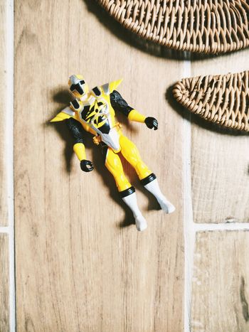 🙅 Power rangers ninja steel figurine Maître Ninja du ranger jaune marque Bandai