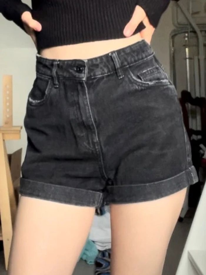 Short jean Pimkie noir - photo numéro 3