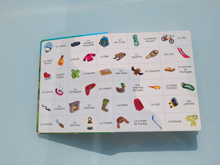 Livre tout-carton, couverture mousse 🦫 L'imagier de la Montagne 🏔 - photo numéro 3