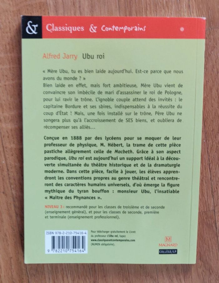 Livre Ubu roi - photo numéro 2