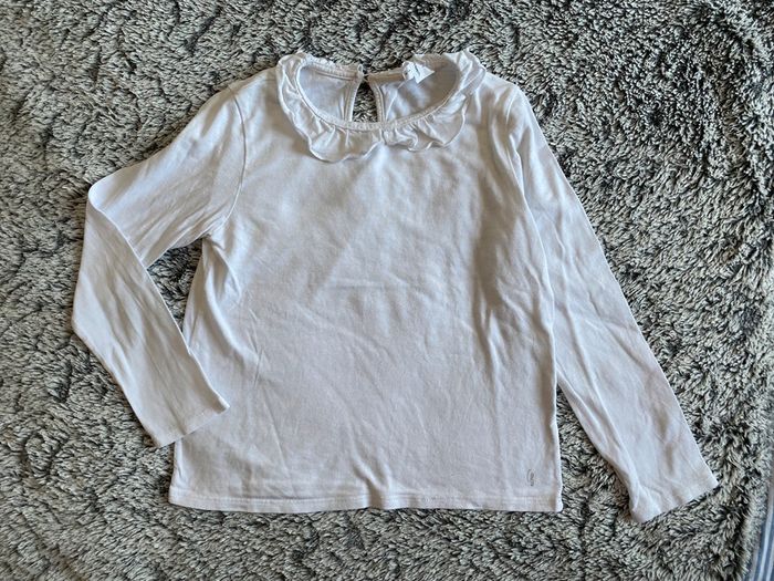 Teeshirt manches longues blanc 🇫🇷 Carrément Beau - 6 ans