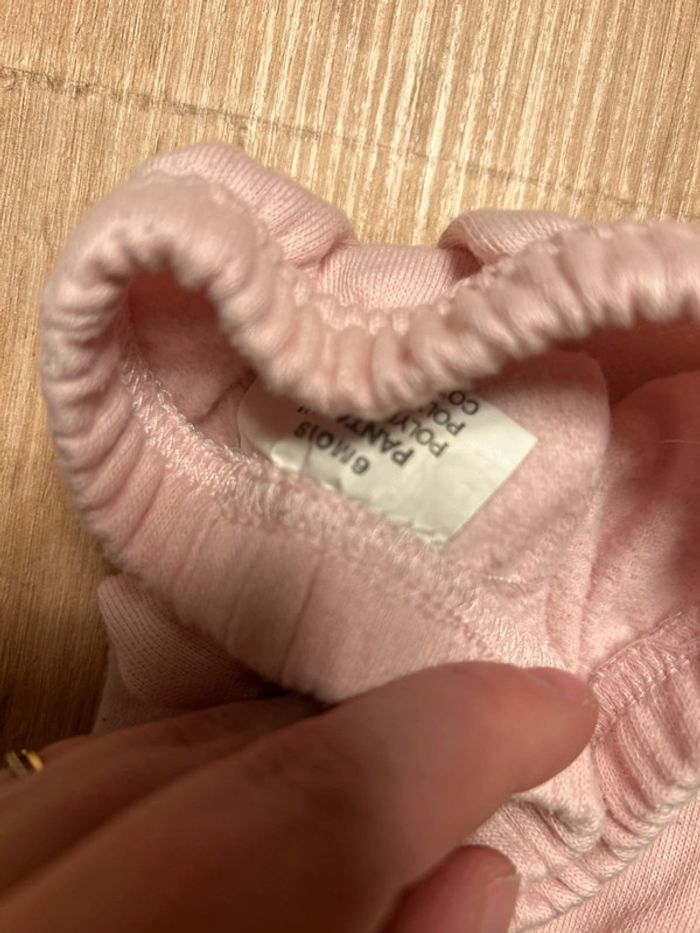 2 pantalons fille 6m - photo numéro 6