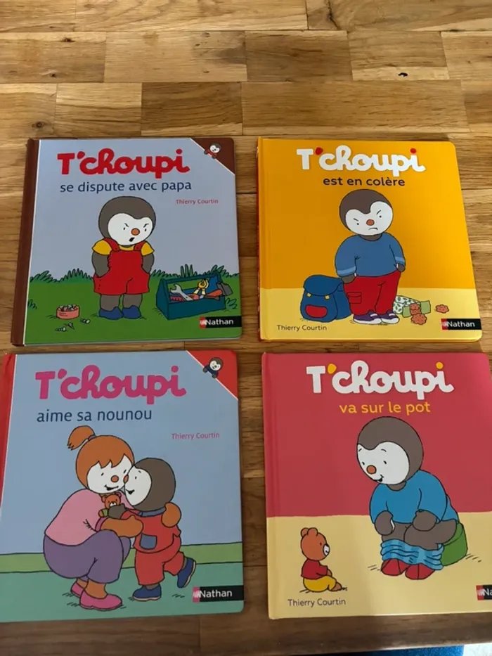 Lot 4 livres T’choupi
