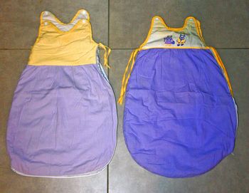 lot de 2 Gigoteuses 70 cm 0-6 mois fille