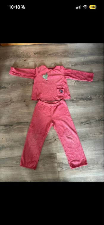 Pyjama 2 pièces rose imprimé marque SERGENT MAJOR taille 5 ans 