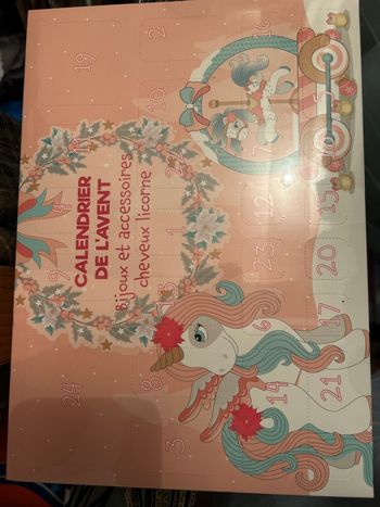 Calendrier Avant Noel  - Bijoux Licorne - NEUF