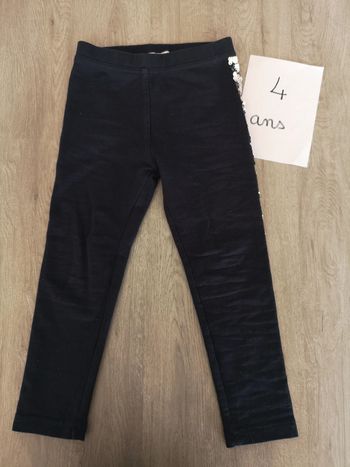 Legging bleu marine avec strass