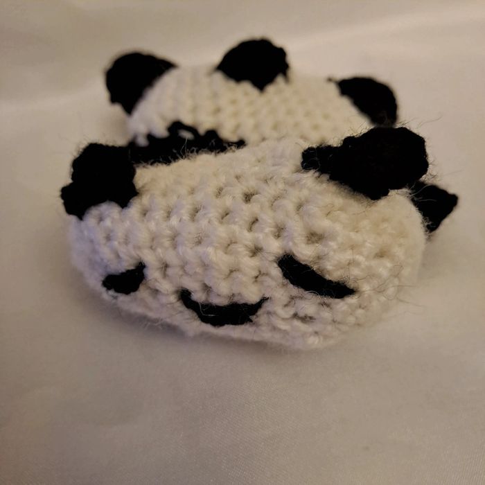 Mini panda au crochet - photo numéro 4