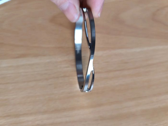 Bracelet argenté S. Steel - photo numéro 2
