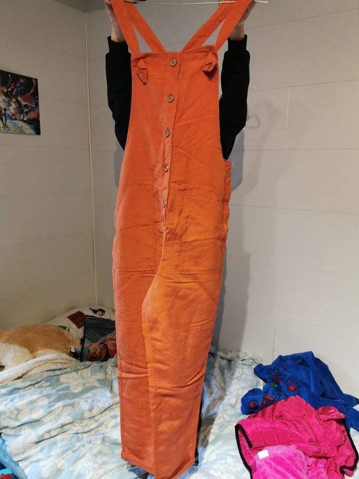 Salopette caire nil orange foncé mango neuf avec étiquette taille 36 - photo numéro 1