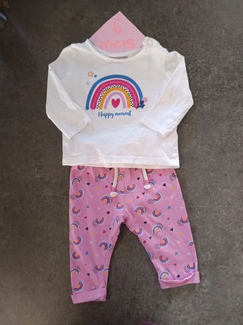 Ensemble arc en ciel 6 mois