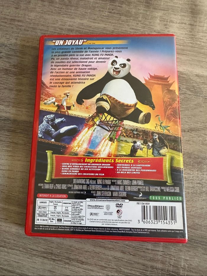 DVD Kung Fu Panda - photo numéro 2