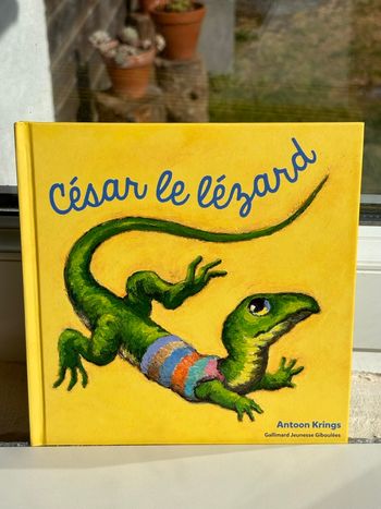 Livre César le lézard