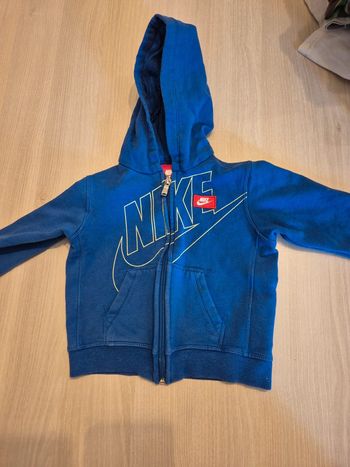 Veste zippé bleu pour garçon 18 mois Nike