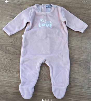 Pyjama rose - 3 mois 