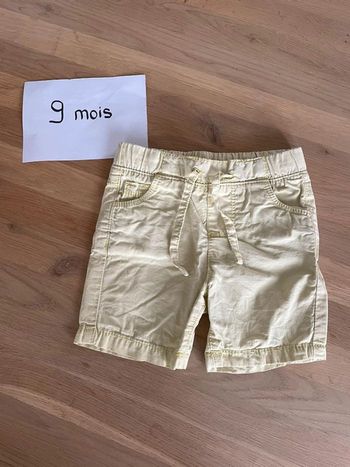 Short garçon Tape à l’œil 9 mois
