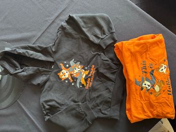 Sweat Halloween Tic et Tac Noir 36 mois