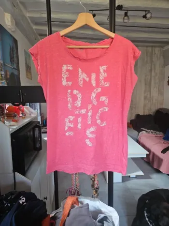 Tee-shirt rose energetics