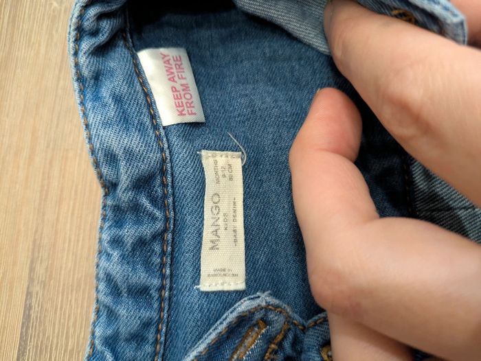 Blouse jean 12 mois - photo numéro 2