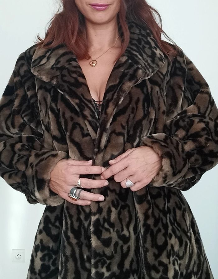 Superbe manteau fourrure vintage - photo numéro 9