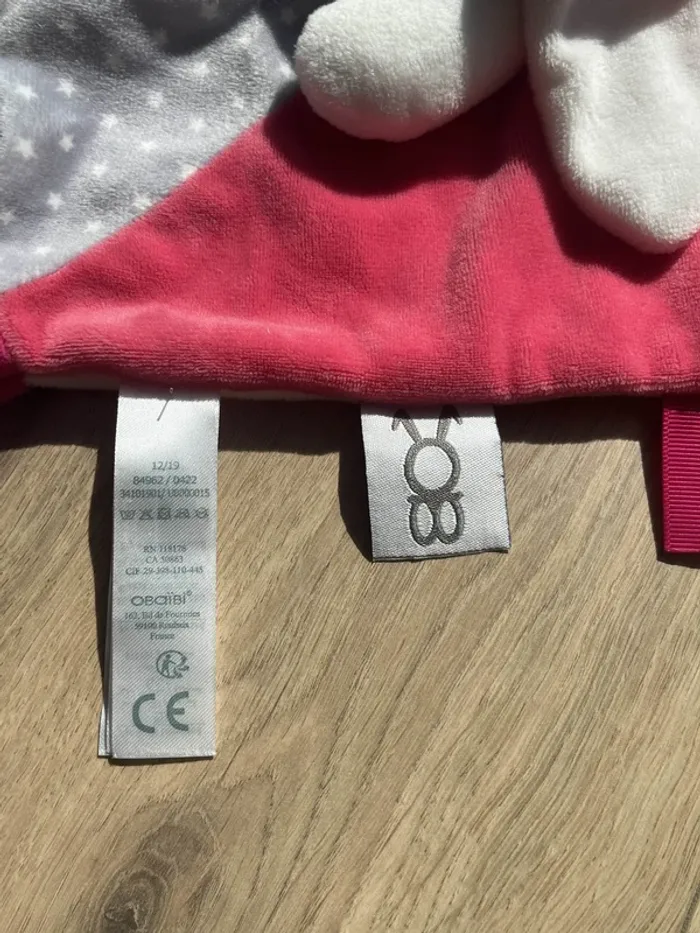 doudou plat lapin obaïbi - photo numéro 3