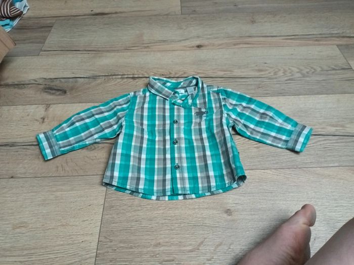 Chemise à carreaux 6 mois obaibi