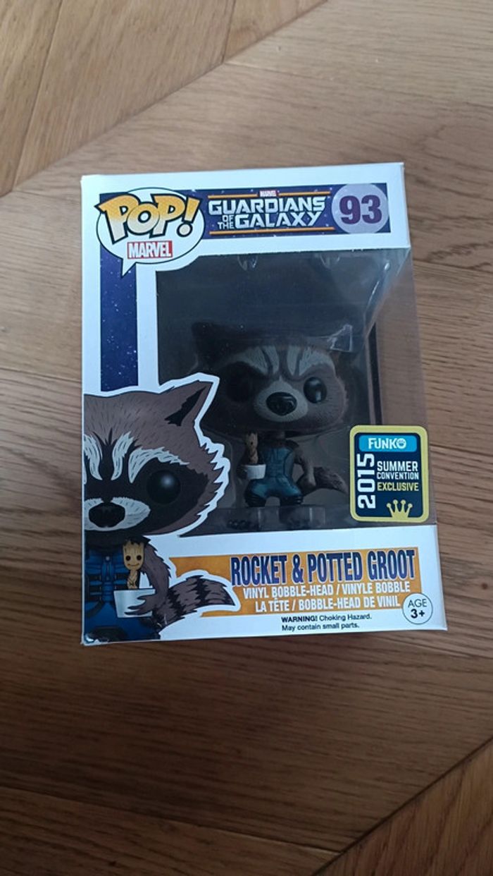 Funko pop Rocket & Potted groot 93