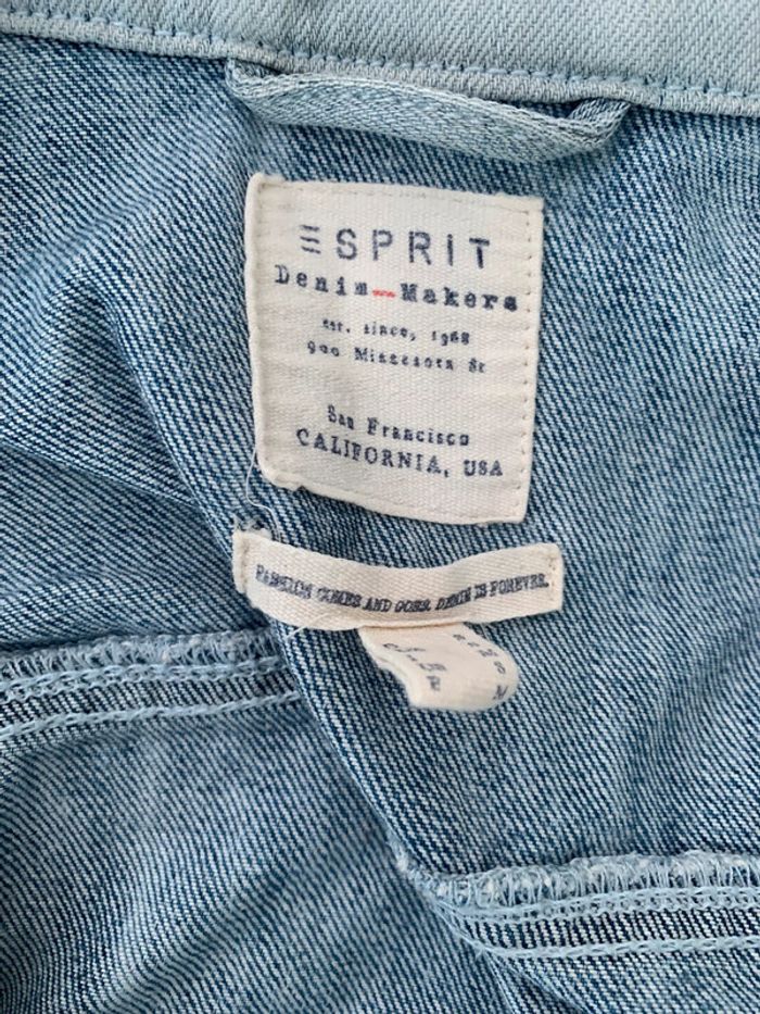 Veste en jean Esprit bleu clair taille 38 - photo numéro 9