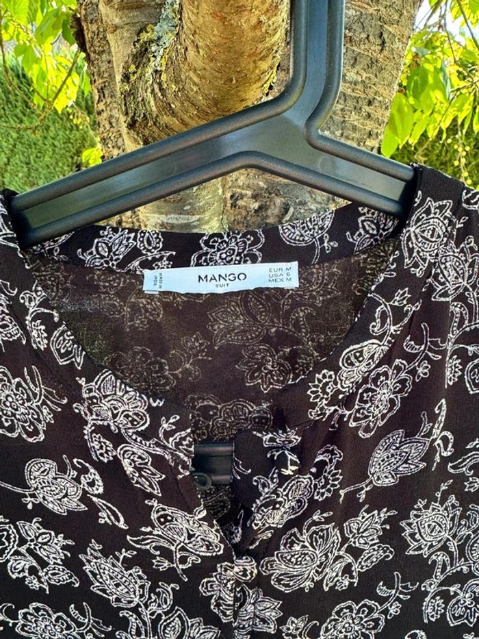 Robe légère noire || Mango || taille M - photo numéro 6