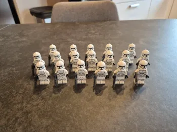 Figurines lego 18 clones troopers sw1319 star wars