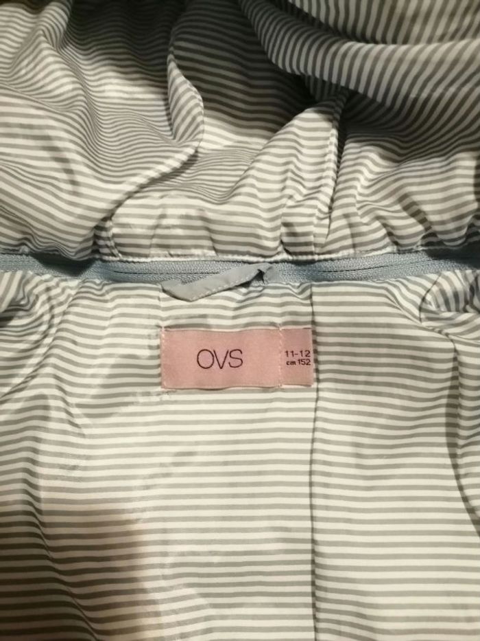 Blouson capuche bleu clair - photo numéro 3